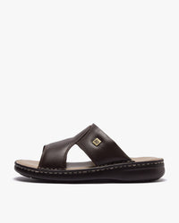 نعال طبي خياطة يدوية (بني&بيج)