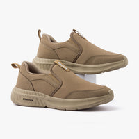 حذاء رياضي رجالي سهل الارتداء (بيج)