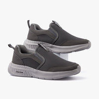 حذاء رياضي رجالي سهل الارتداء (رصاصي)