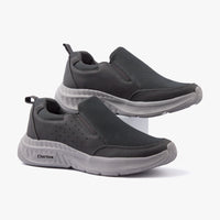 حذاء رياضي رجالي سهل الارتداء (رصاصي)