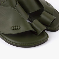 حذاء شرقي تركي راقي (زيتي)