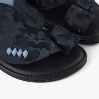 حذاء شرقي تركي تمويهي (كحلي&سماوي)