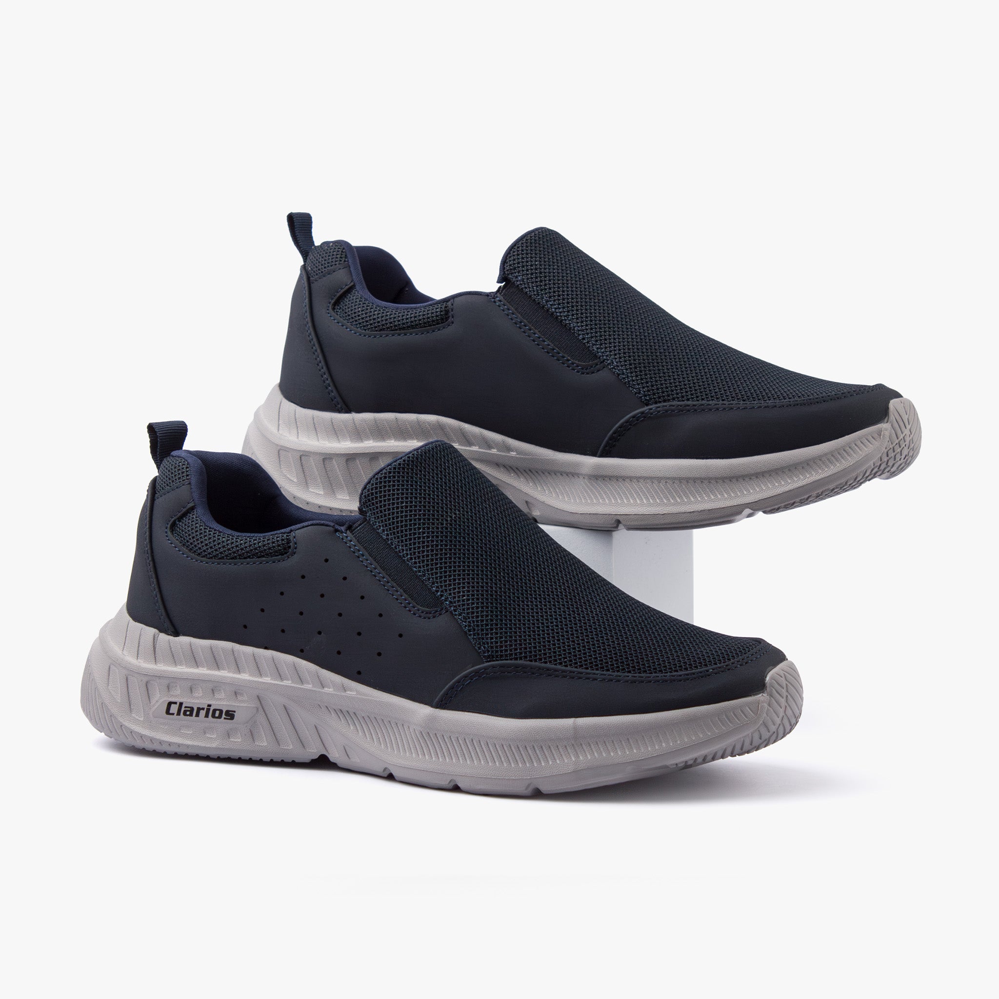 حذاء رياضي رجالي سهل الارتداء (كحلي)