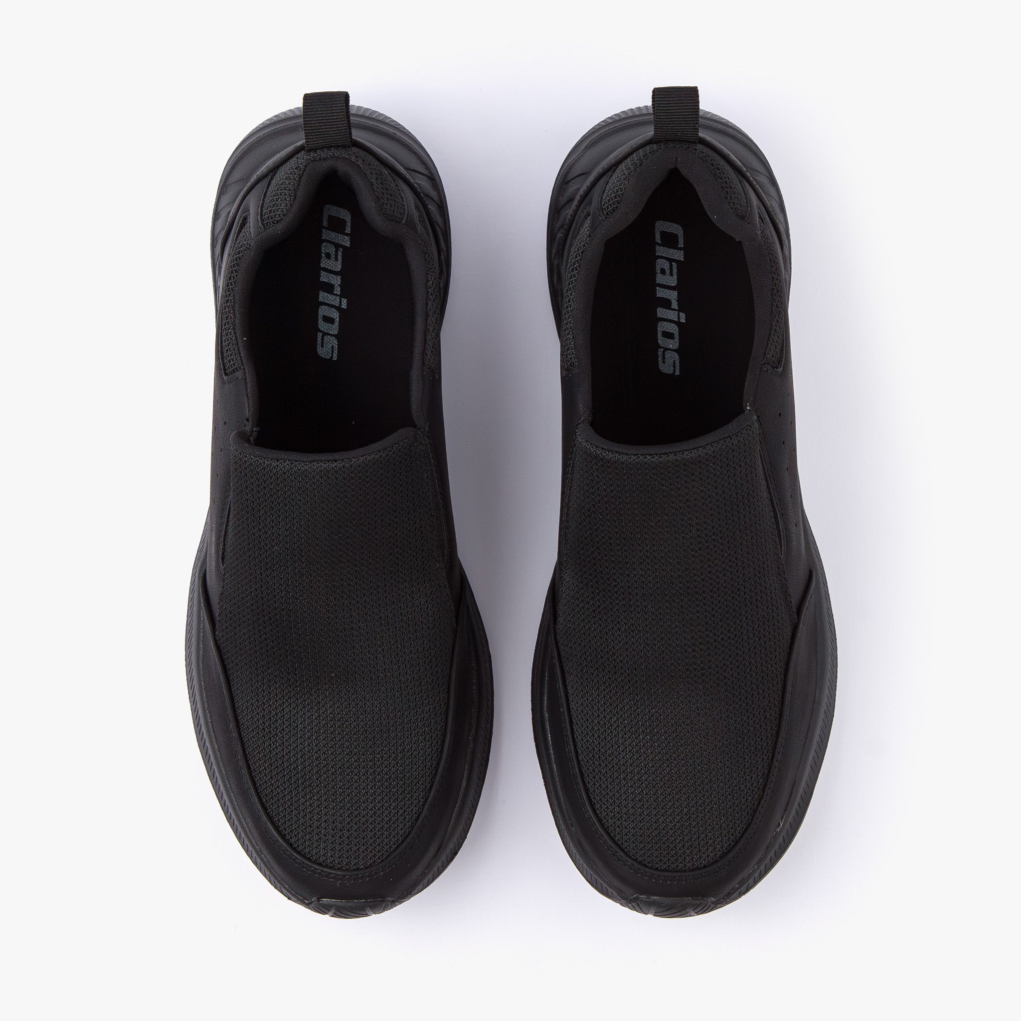 حذاء رياضي رجالي سهل الارتداء (أسود)