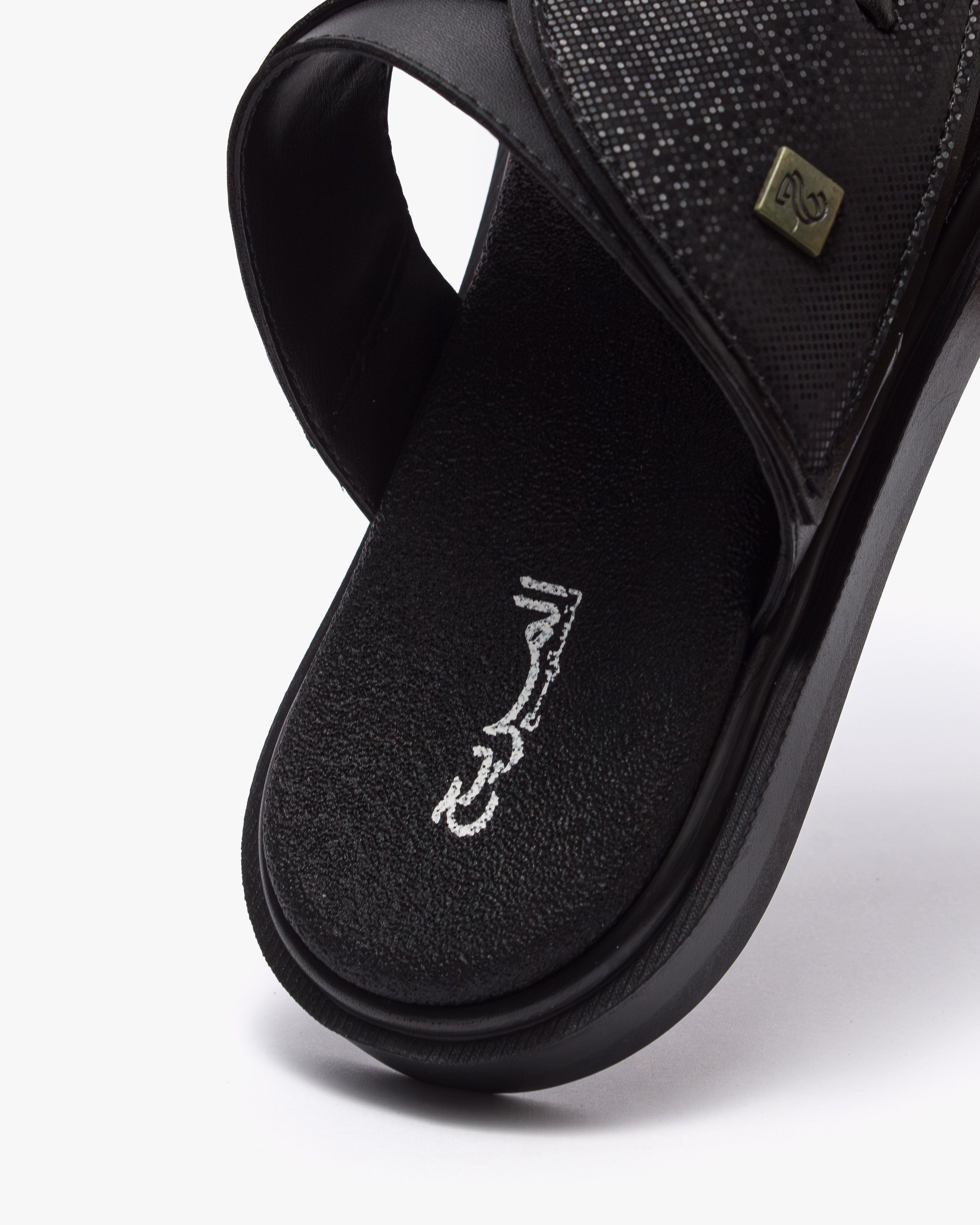 نعال شرقي عصري منقط نجوم (أسود)