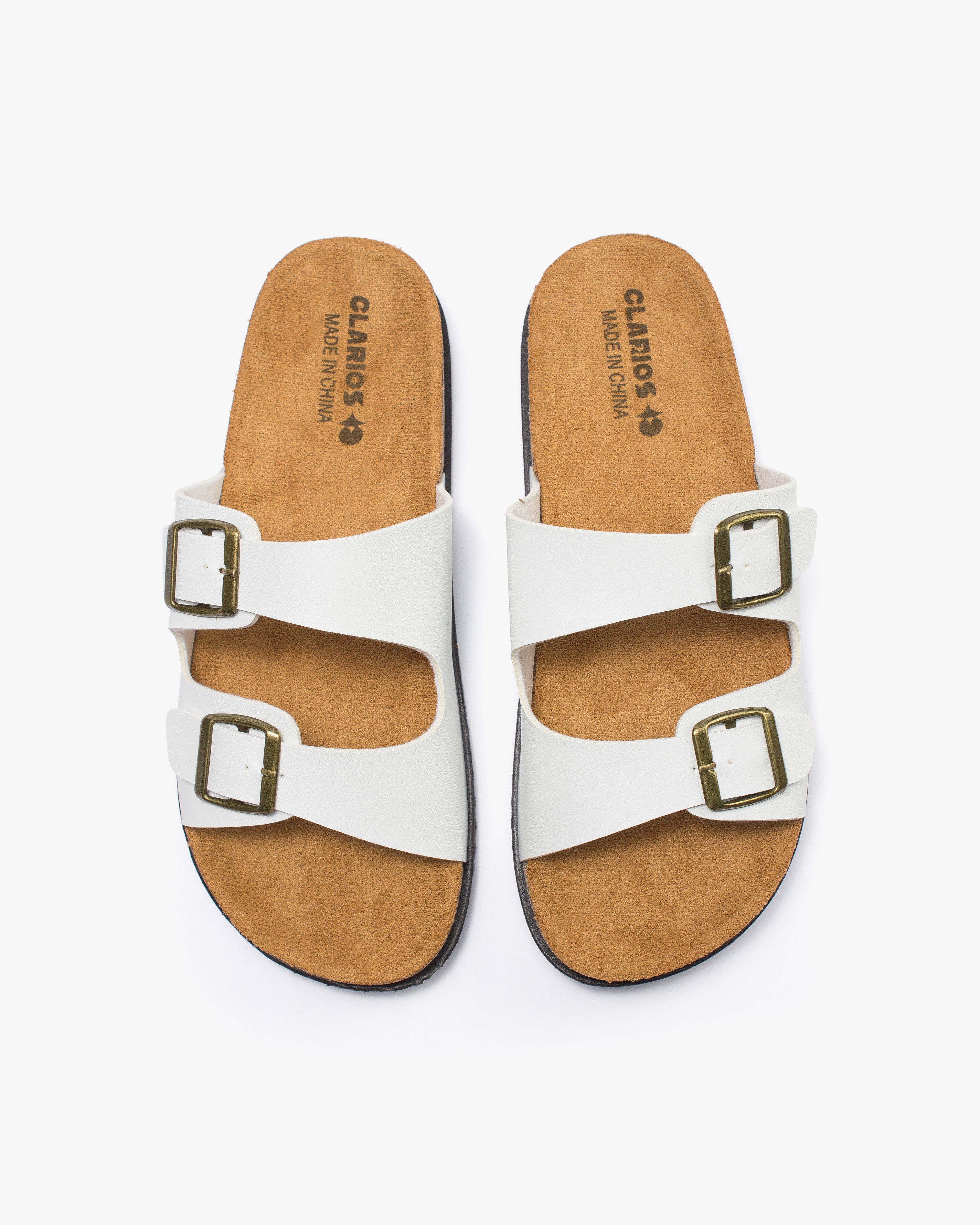 صندل رجالي سهل الإرتداء (أبيض)