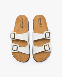 صندل رجالي سهل الإرتداء (أبيض)