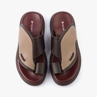 حذاء شرقي تركي طبي ( بني & بيج )