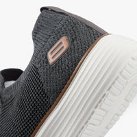 حذاء رياضي رجالي سهل الارتداء (رصاصي غامق)