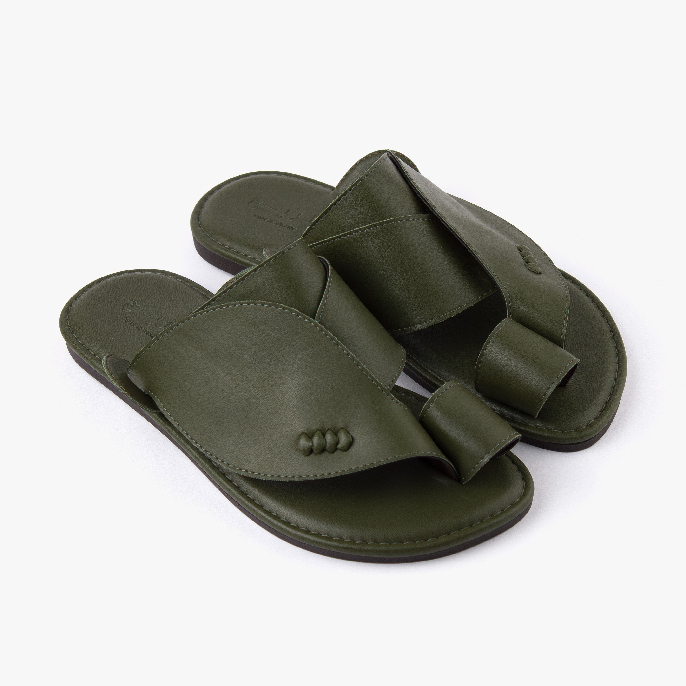 حذاء شرقي تركي راقي (زيتي)