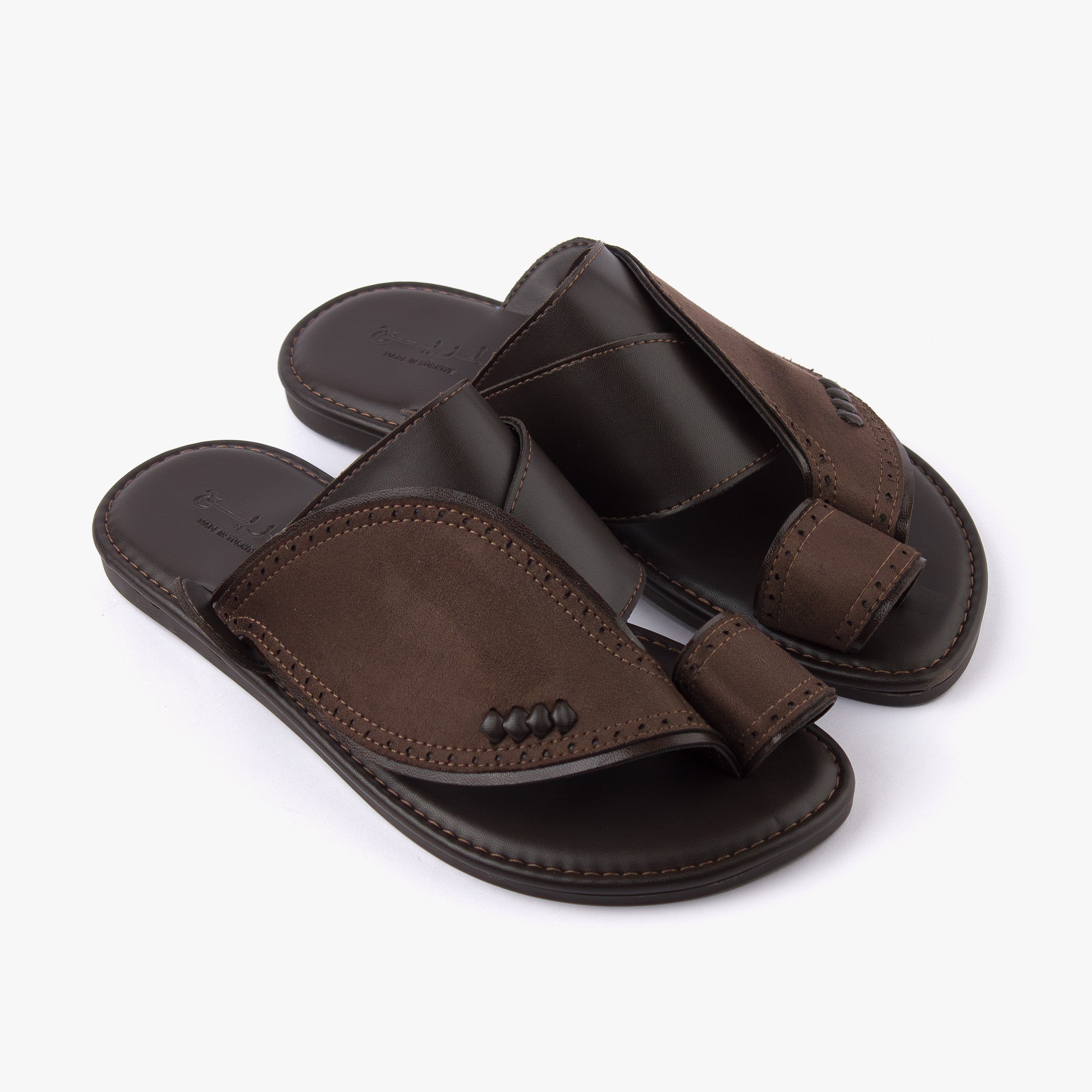 حذاء شرقي تركي جلد (بني)