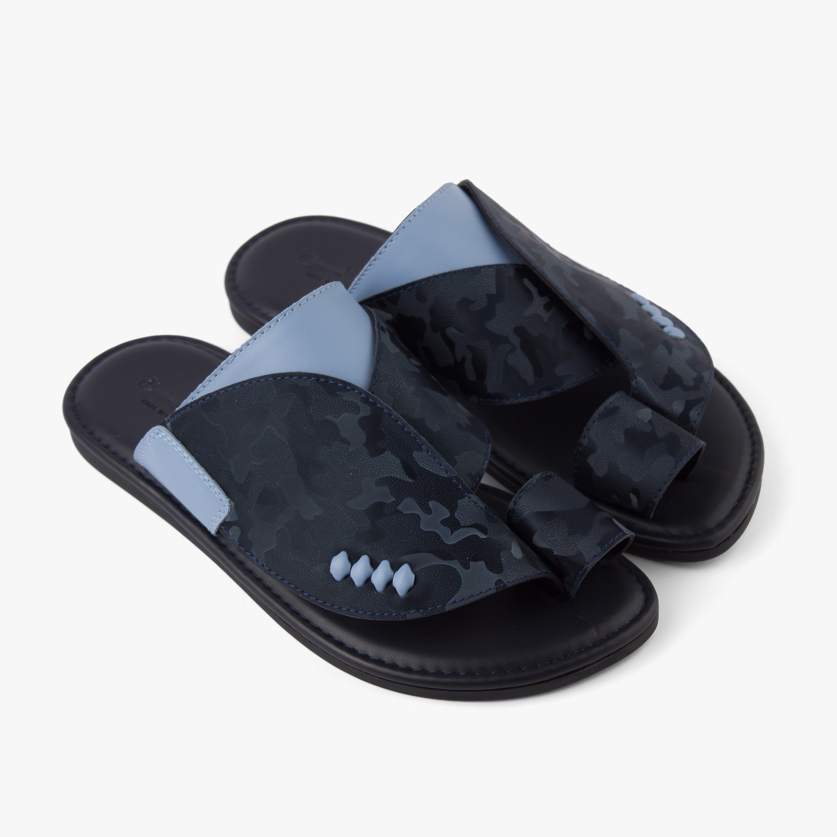 حذاء شرقي تركي تمويهي (كحلي&سماوي)