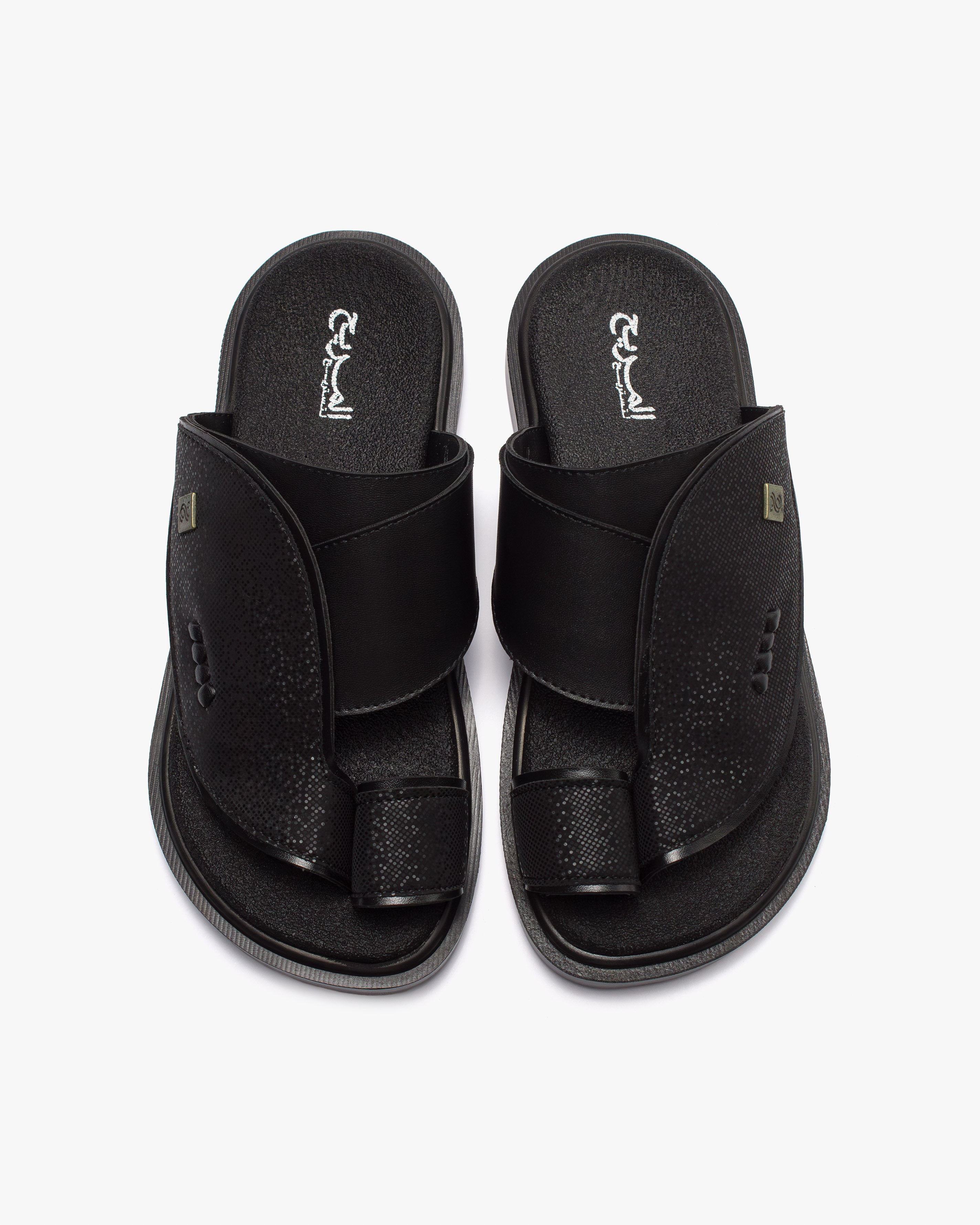 نعال شرقي عصري منقط نجوم (أسود)