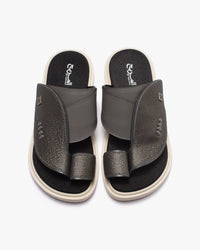 نعال شرقي عصري منقط نجوم (رصاصي&بيج)