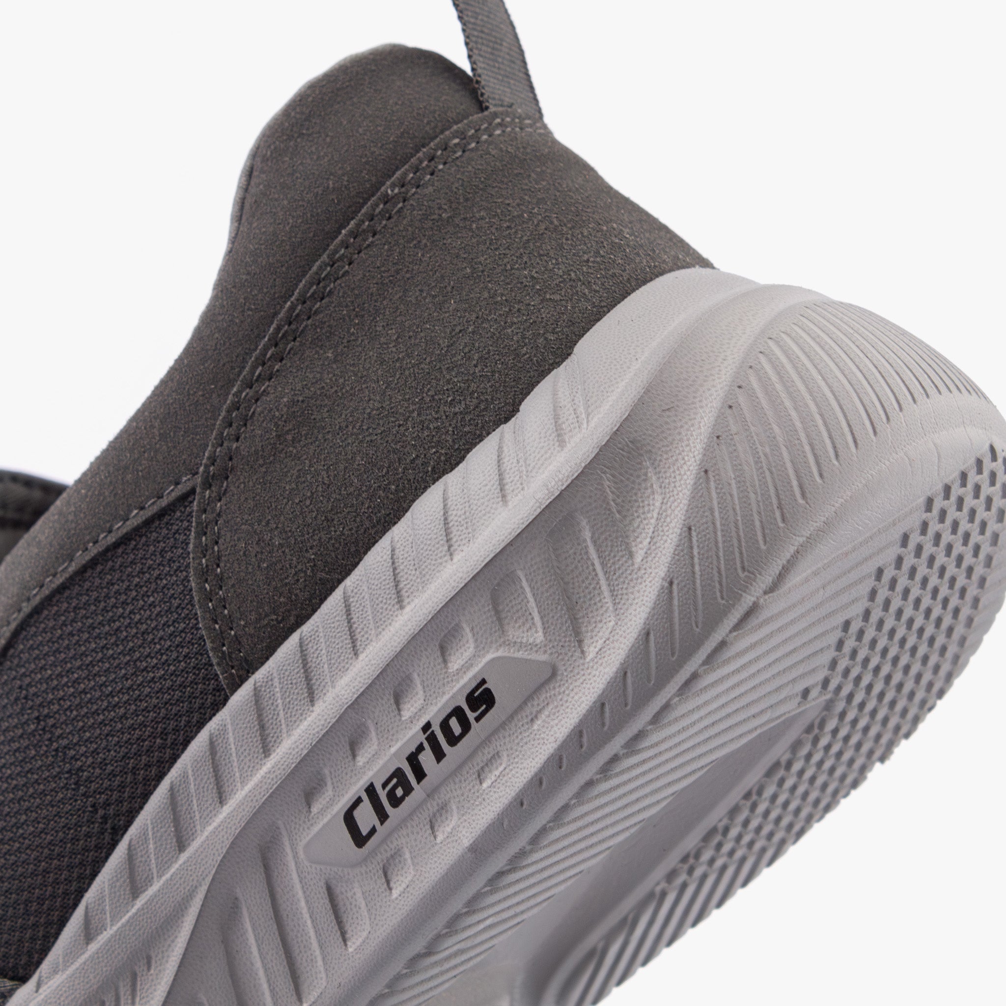 حذاء رياضي رجالي سهل الارتداء (رصاصي)