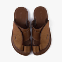 حذاء شرقي تركي منقط نجوم (بني)