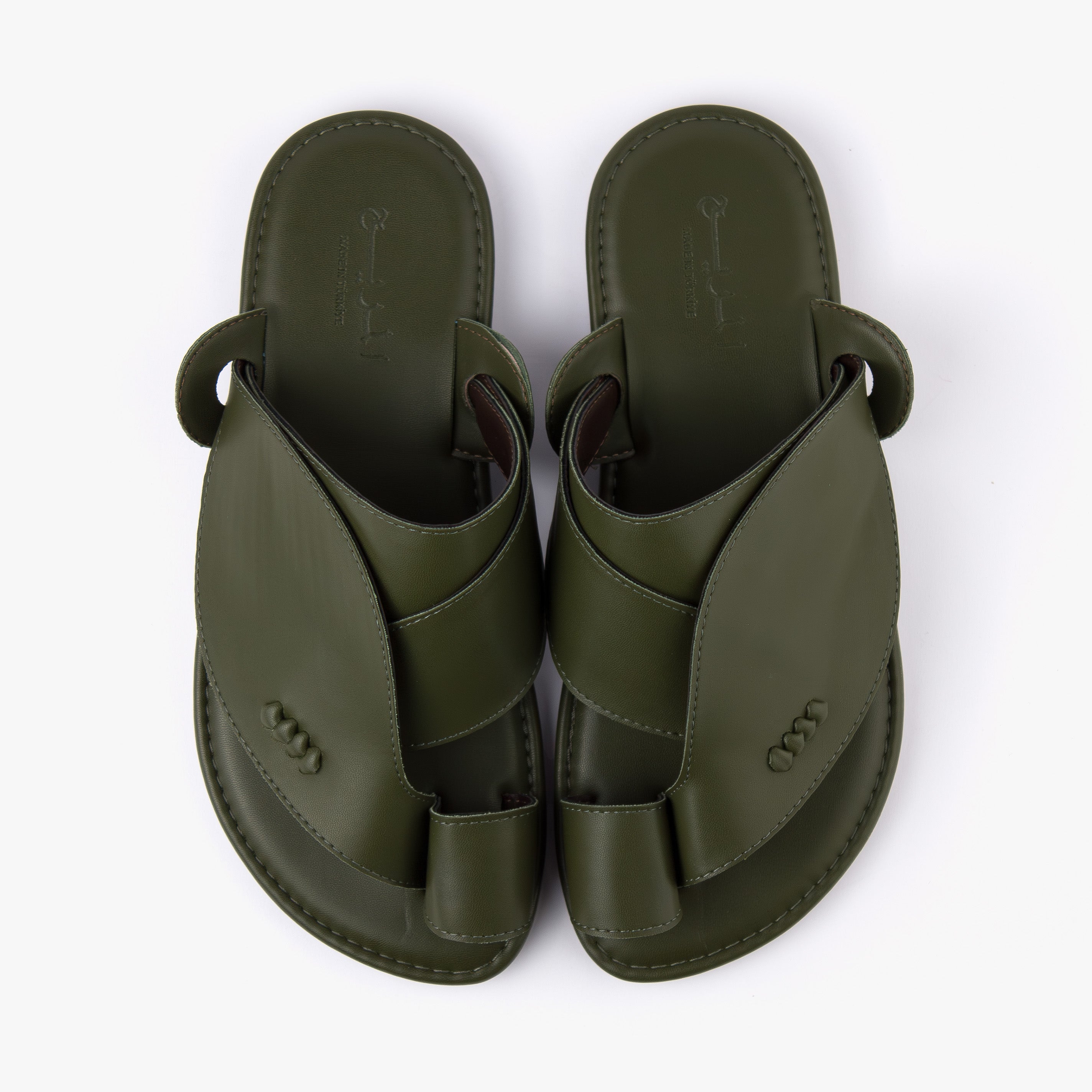 حذاء شرقي تركي راقي (زيتي)