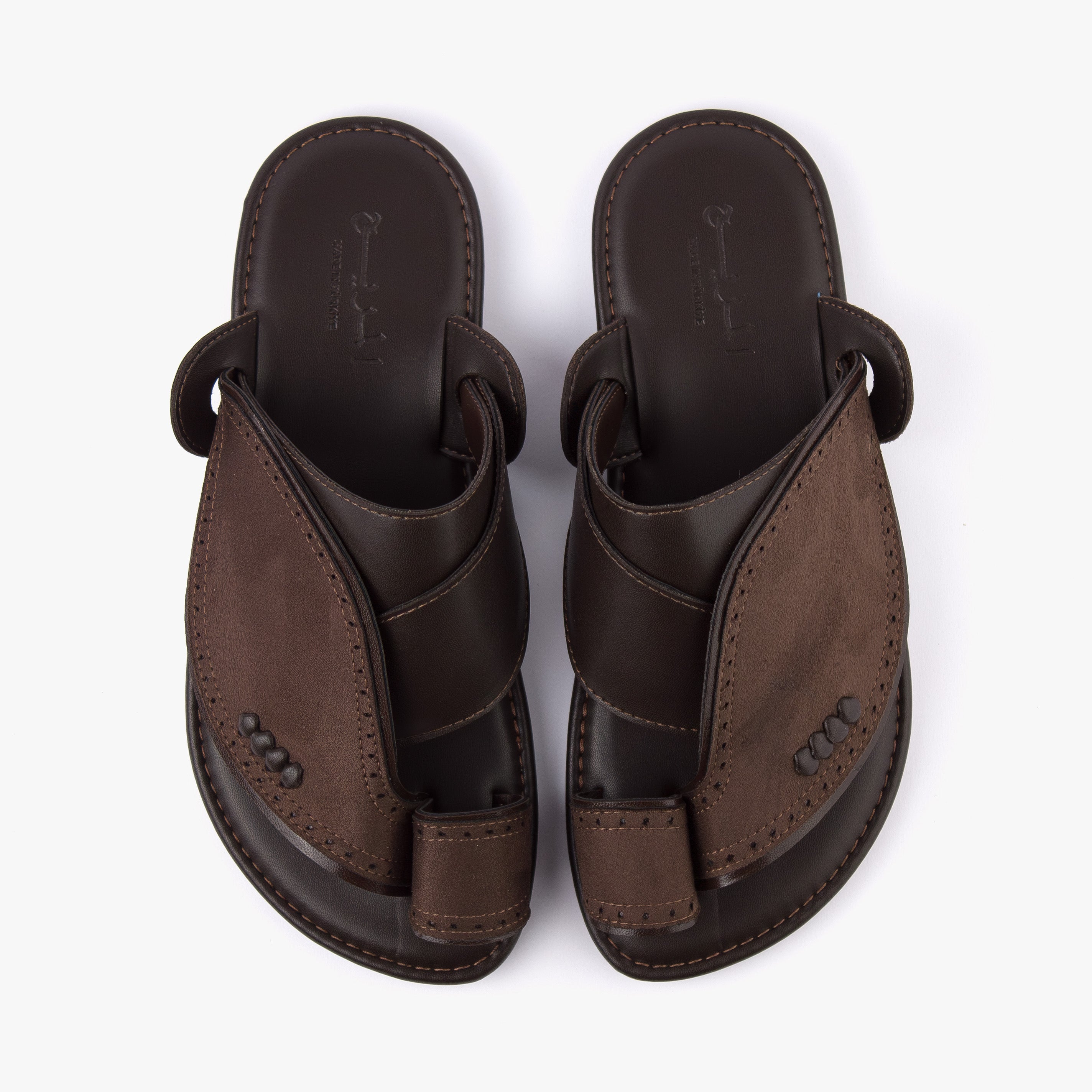 حذاء شرقي تركي جلد (بني)