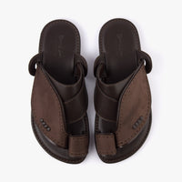 حذاء شرقي تركي جلد (بني)