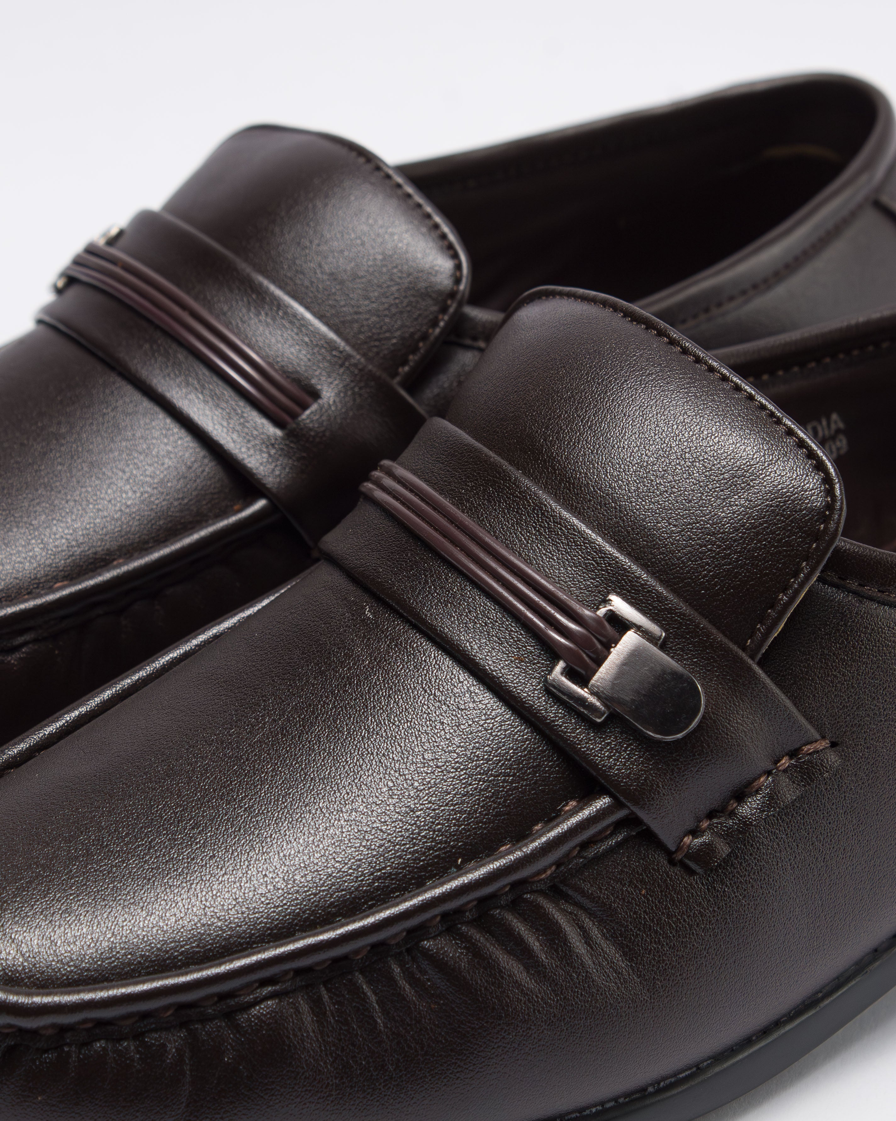 حذاء رسمي رجالي طبي (بني غامق)